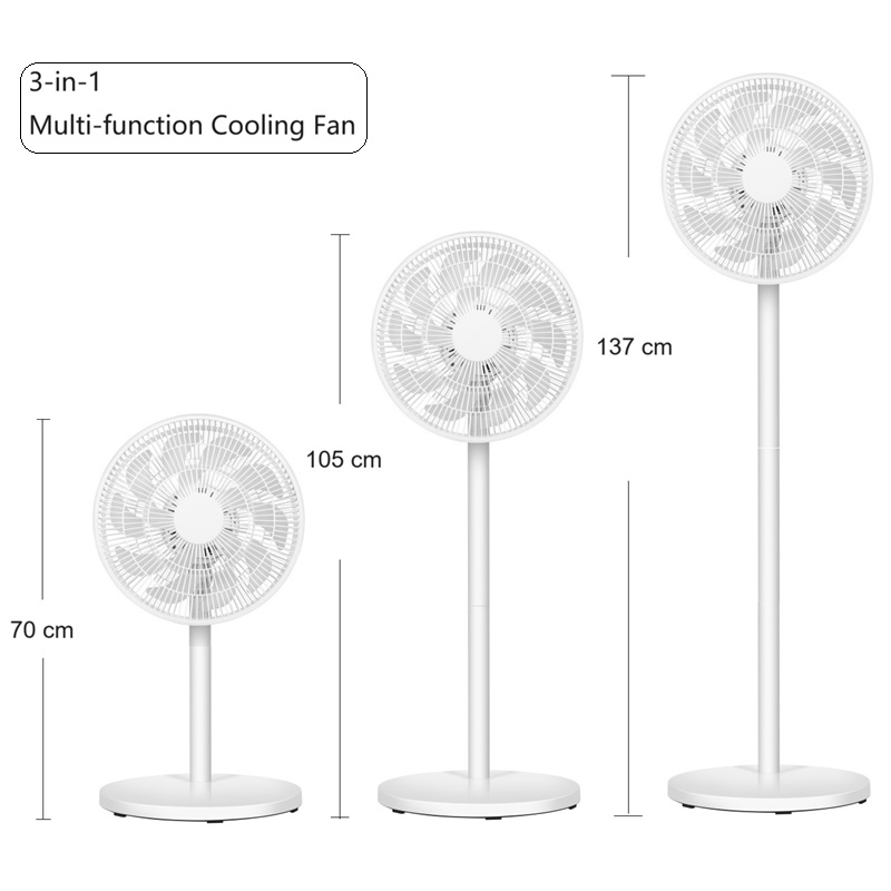 40cm 3-in-1 Multi-Cooling Fan with Remote